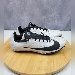 Nike Zoom Rival S 9 Grey Black Track & Field Running Cleats Size 6.5